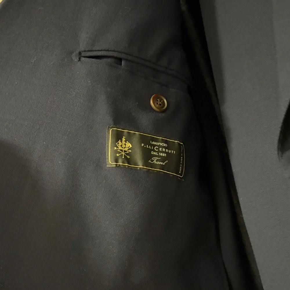 Suitsupply Navy Double-Breasted Suit - Picture 3 of 6